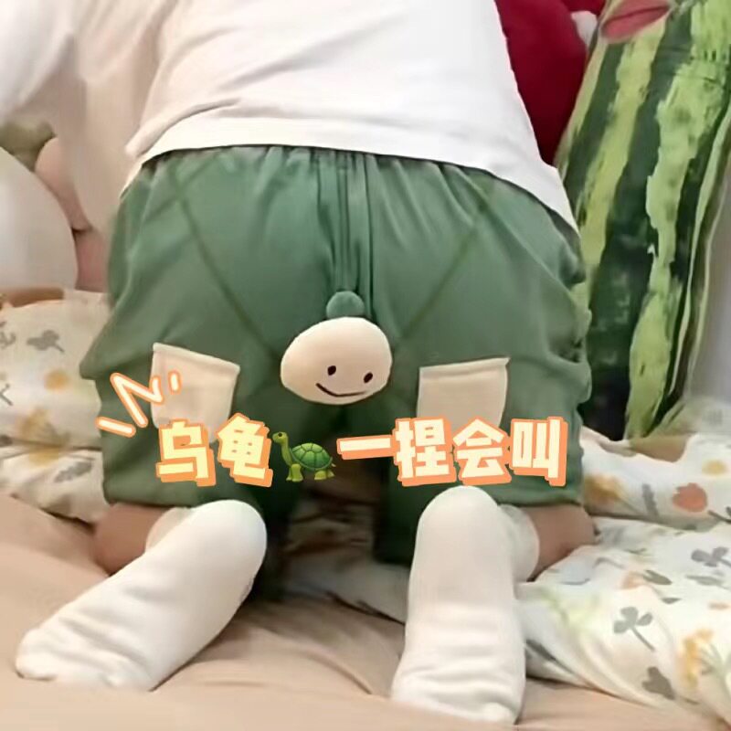 男士夏季短裤丑鱼搞怪宽松睡裤青少年小飞象飞天女小象鼻涕猪猪图片