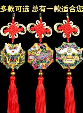 挂件风狮爷麒麟吊饰吉祥物交趾陶