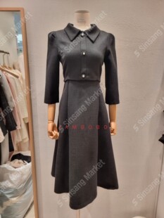 RUHOT 韩国直邮东大门正品 eeyou 2025春季 小香假两件连衣裙 代购