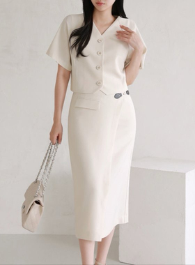 韩国直邮东大门正品代购2025夏季新款 1roha 优雅气质时尚套装