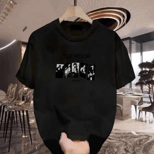 迪s夏季新款短袖t恤男士美式潮牌圆领宽松潮流休闲半袖男装体恤衫