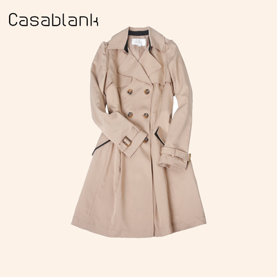 卡莎布兰卡春秋新款女大气风衣