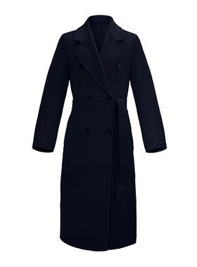 Y27021女士毛呢大衣经典M家801中长款时尚气质