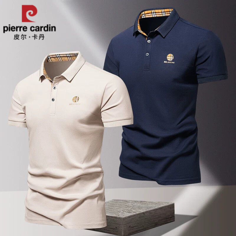 皮尔卡丹冰丝POLO衫短袖男2026年夏季商务休闲潮牌翻领短袖t恤