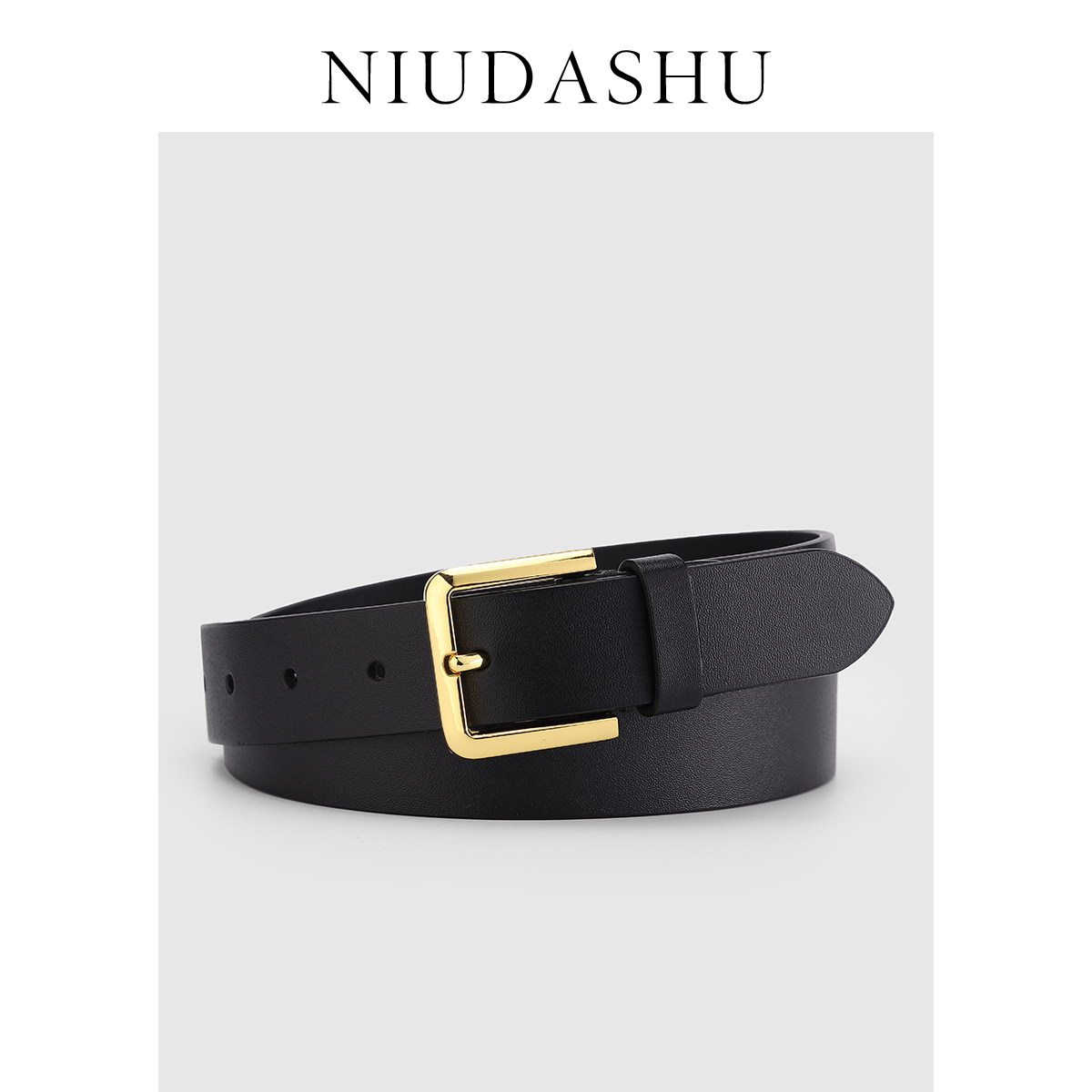 裤腰带女真皮装饰简约百搭小众