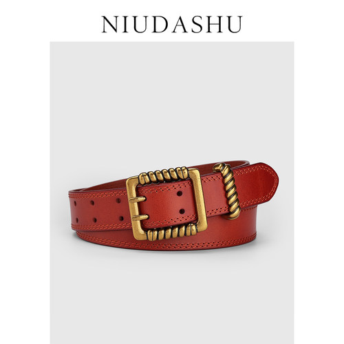 新款女士真皮腰带简约百搭