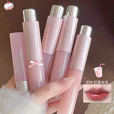 叠涂口红！护唇精华唇蜜唇釉裸色