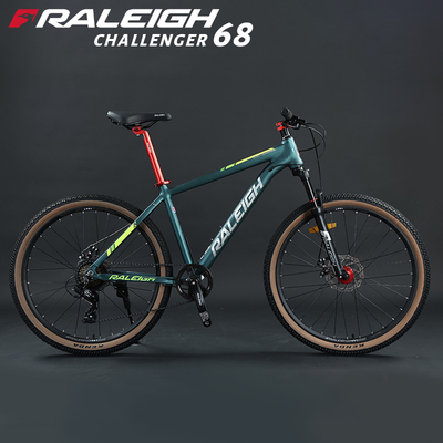 RALEIGH兰令挑战者68山地自行车铝合金车架8速男女休闲通勤单车