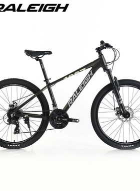 RALEIGH兰令MTA680山地自行车铝合金车架禧玛诺变速120响花鼓单车