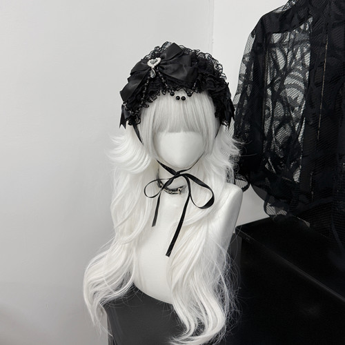 1Gaster Inn蕾系发带lolita暗黑系发饰亚文化甜美doll哥特亚文化