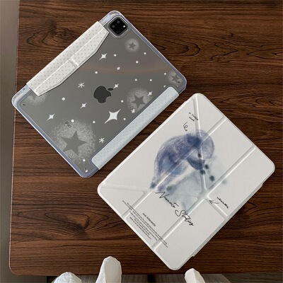 两只小狗星适用苹果26款ipad12款A18代air11M4pro13保护air678保护壳套11寸轻薄硬壳防弯ipad case10.9英寸