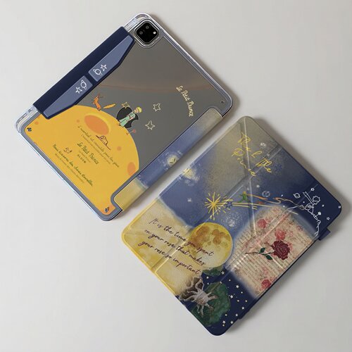 月落玫瑰适用ipadair11pro11英寸air4/5/6/7/8pro1/2/3/4代12.9英寸minni/6/7ipad10防弯case保护套轻薄