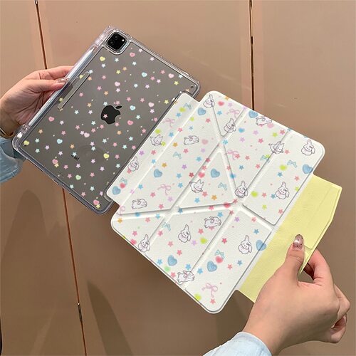 星星兔兔适用苹果ipadair8新款11款A19代air11M4pro13保护air678保护壳套11寸ipad case轻薄硬壳防弯10.9英寸