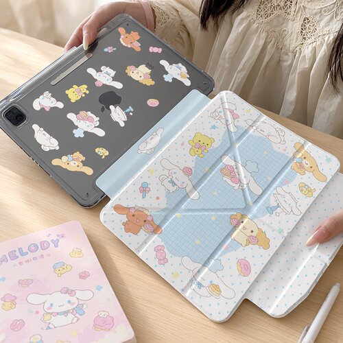 波浪玉桂狗适用ipadair11pro11英寸air4/5/6/7/8pro1/2/3/4代12.9英寸minni/6/7ipad10防弯case保护套轻薄
