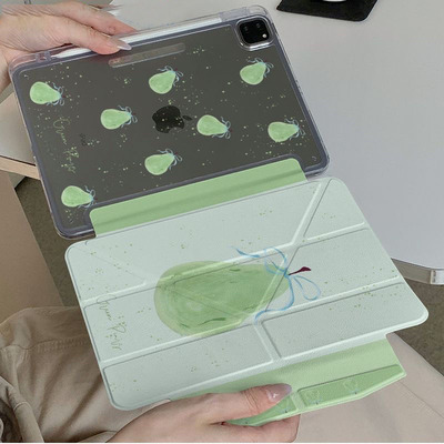 搭扣升级款新款ipadari7pro11保护minni67壳11寸亚克力背板轻薄可爱卡通10.2寸iPad AiriPad7/8/9iPad 保护套