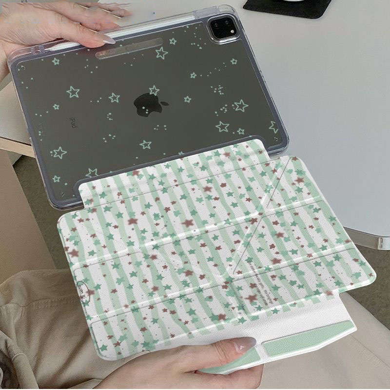 满天星星2025新款ipad11pro10保护air67壳11寸轻薄带360旋转软壳可爱卡通10.2寸iPad AiriPad7/8/9iPad Pro