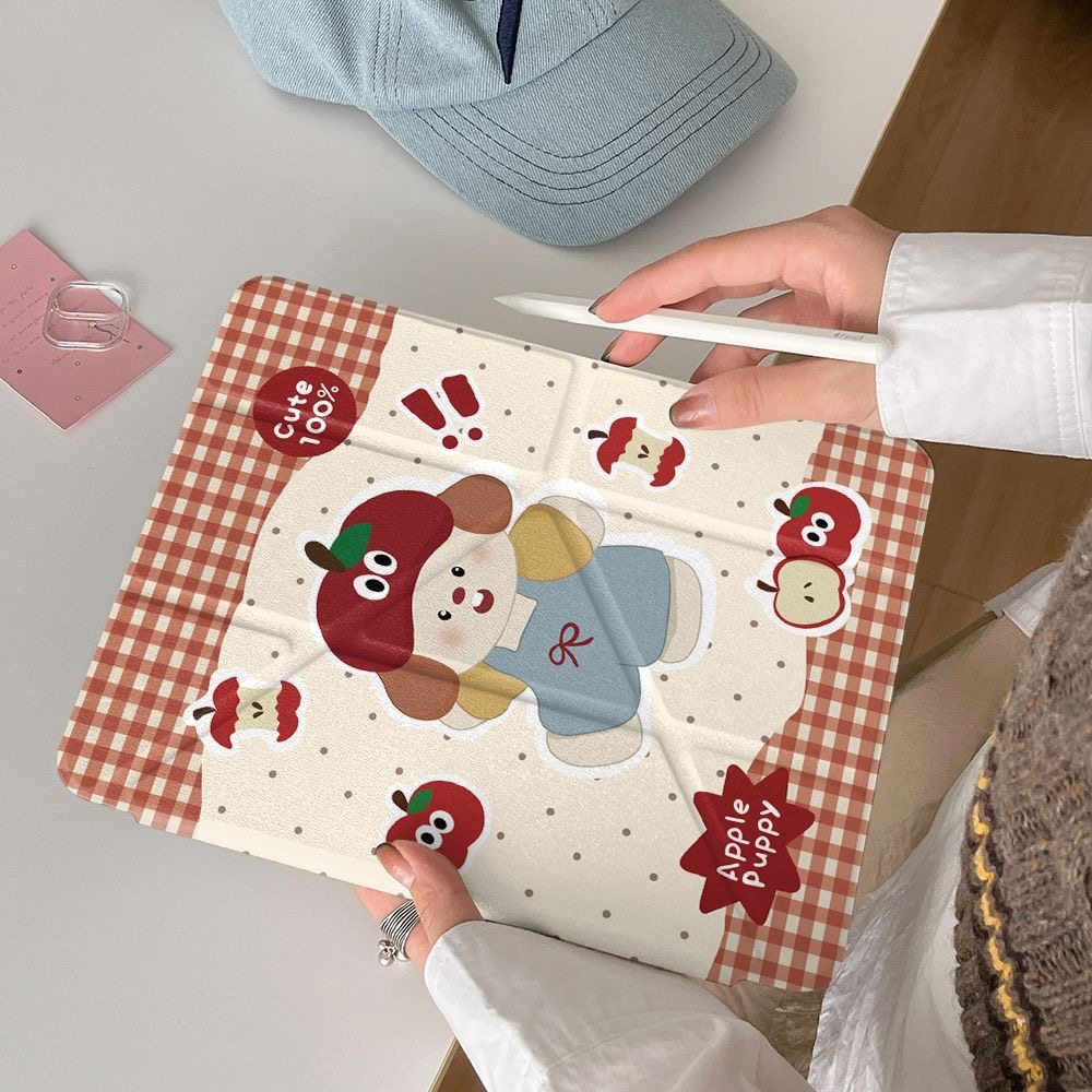 苹果小狗适用于华为matepad11se2123款平板保护壳套11.5sari12寸简约个性亚克力背板带无笔槽ins风3折y折,3C数码配件,平板电脑保护套/壳,淘宝优惠券,粉丝福利购,淘宝优惠卷