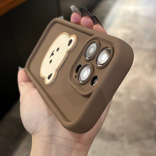 12多巴胺 13高级感11少女xsmax硅胶pm套x超火爆款 小众不撞款 创意卡通小熊适用苹果15手机壳iphone14promax新款