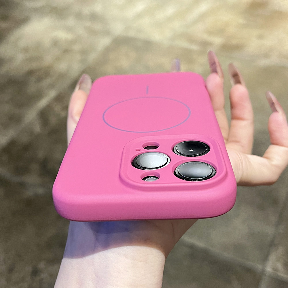全包相机键火龙果色液态磁吸壳