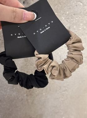 9.20韩国nyunyu发饰净版简约森系纯色小肠发圈头绳