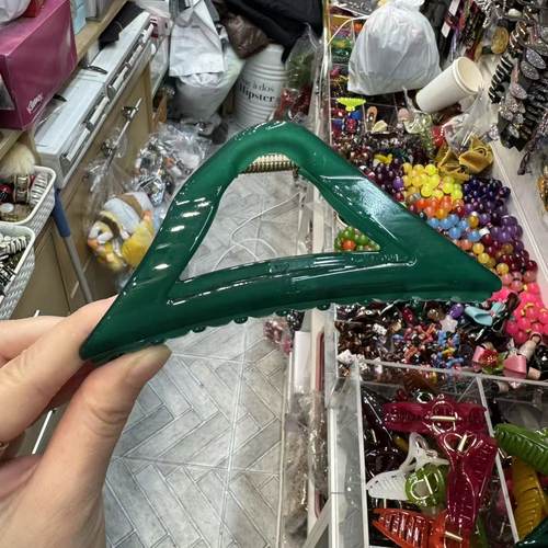 12.21韩国az发饰大号三角抓夹高级树脂13cm