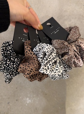 9.16韩国nyunyu发饰小豹纹大肠发圈