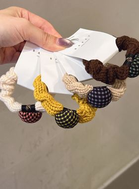 11.30韩国baket发饰纽扣可爱发绳小肠发圈同款发夹