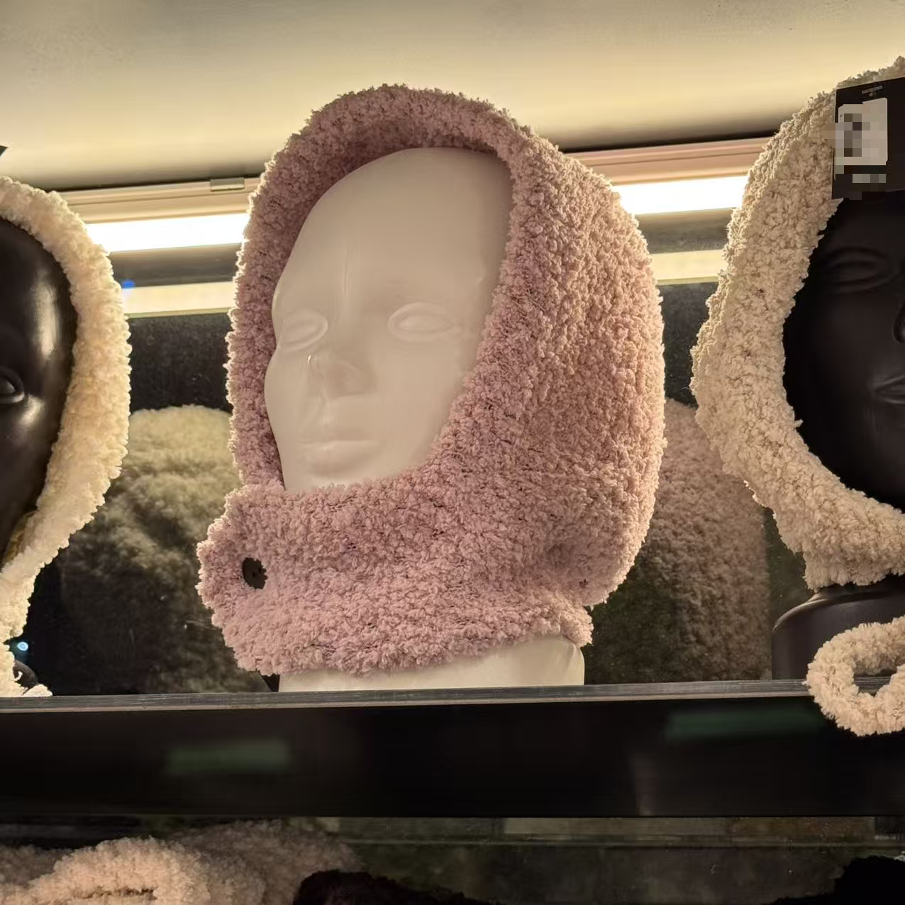 10.17韩国东大门nyunyu可爱珊瑚绒羊羔绒护耳帽子