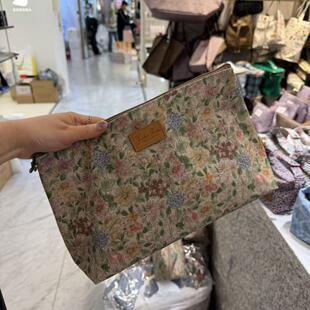 3.26韩国东大门wing碎花豹纹格纹爱心化妆包收纳包