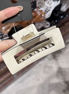 9.20韩国nyunyu发饰简约亚克力方形抓夹鲨鱼夹