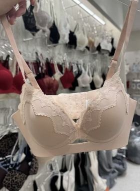 12.25韩国东大门flora秋冬纯色蕾丝舒适内衣