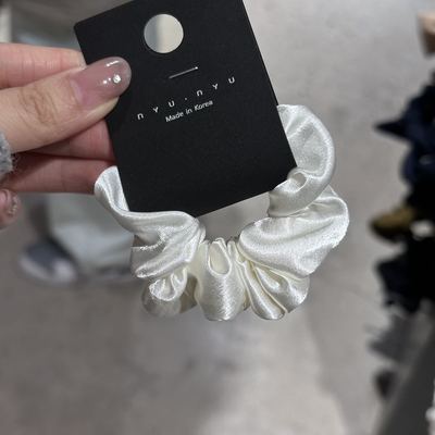 简约缎面小肠发圈气质