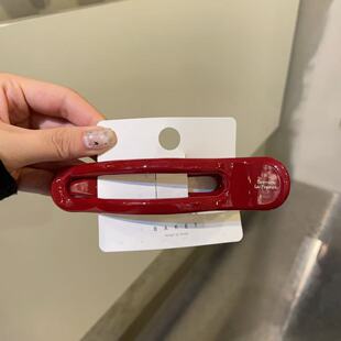 法造纯色横夹懒人发夹盘发 10.21韩国东大门baket发饰净版