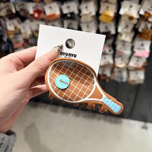1.30韩国东大门nyunyu发饰网球拍荷包蛋抓夹