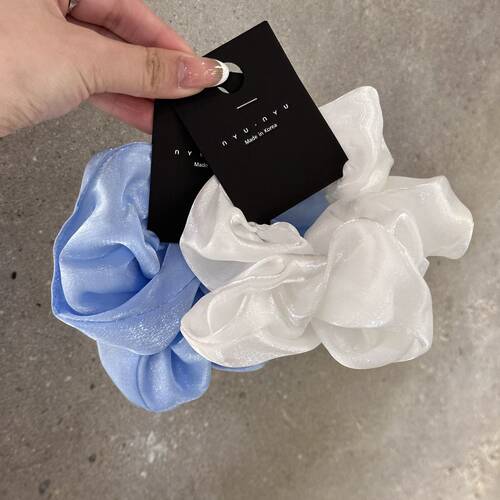 7.12韩国nyunyu发饰清新光泽净版大肠发圈