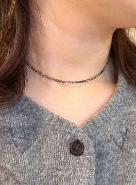 12.21韩国baket手工高钻水钻项链华子