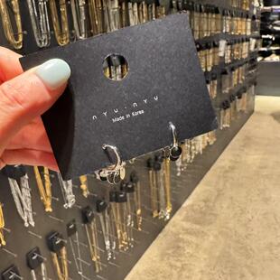 6.20韩国东大门nyunyu流苏圆片耳环耳钉