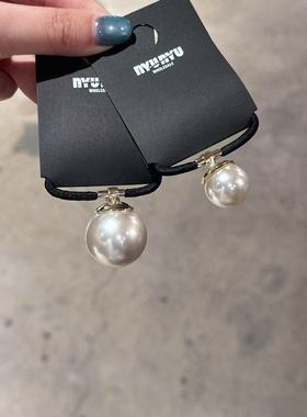 3.28韩国nyunyu发饰极简风珍珠简约发绳皮筋