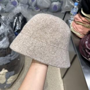 9.14韩国the hat二号店小香简约呢子渔夫帽子盆帽