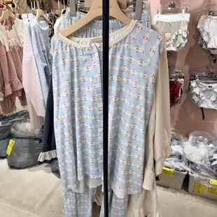 2.5韩国东大门victoria小狗印花家居服睡衣套装打折售完不补