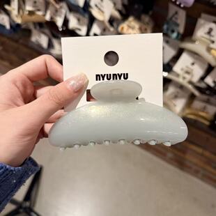 3.20韩国东大门nyunyu发饰珠光抓夹