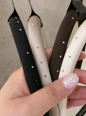 4.19韩国nyunyu发饰气质简约水钻点点发箍时尚百搭细头箍发卡