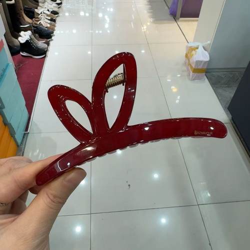 12.21韩国az发饰兔耳朵蝴蝶结抓夹