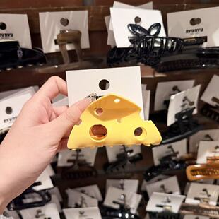 1.30韩国东大门nyunyu发饰奶酪苹果抓夹