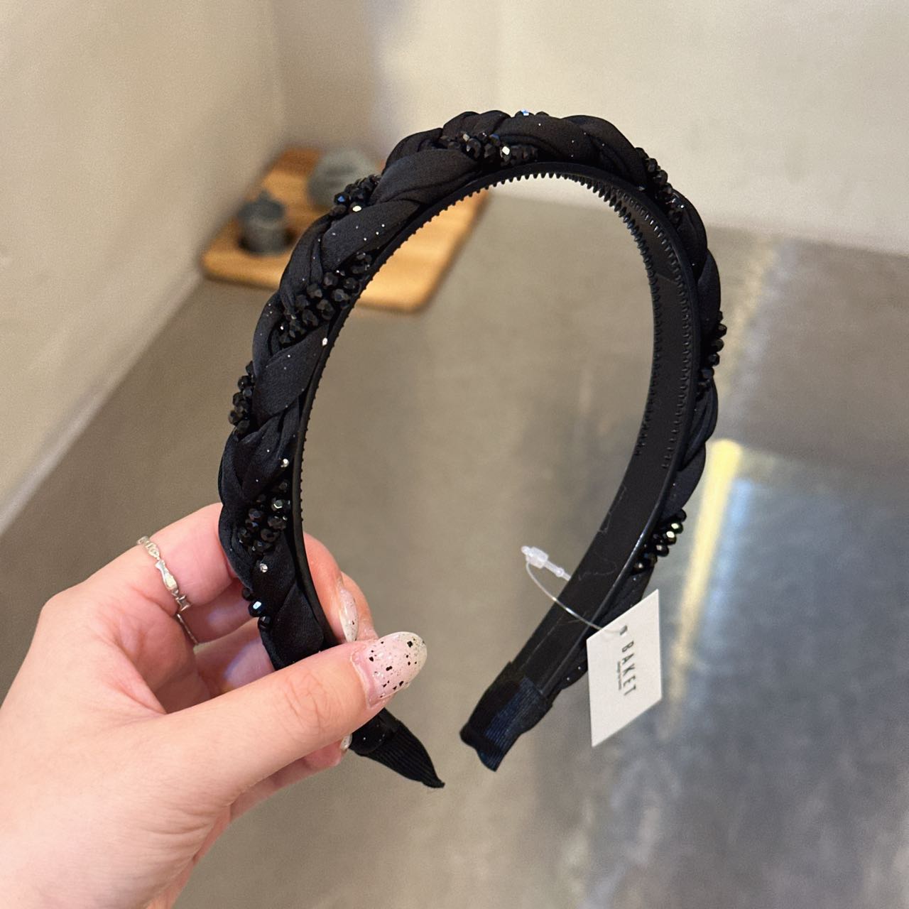 10.22韩国baket发饰亮钻麻花发箍同款发夹