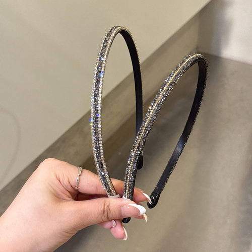 6.28韩国东大门baket发饰满钻砂糖水钻超闪细发箍