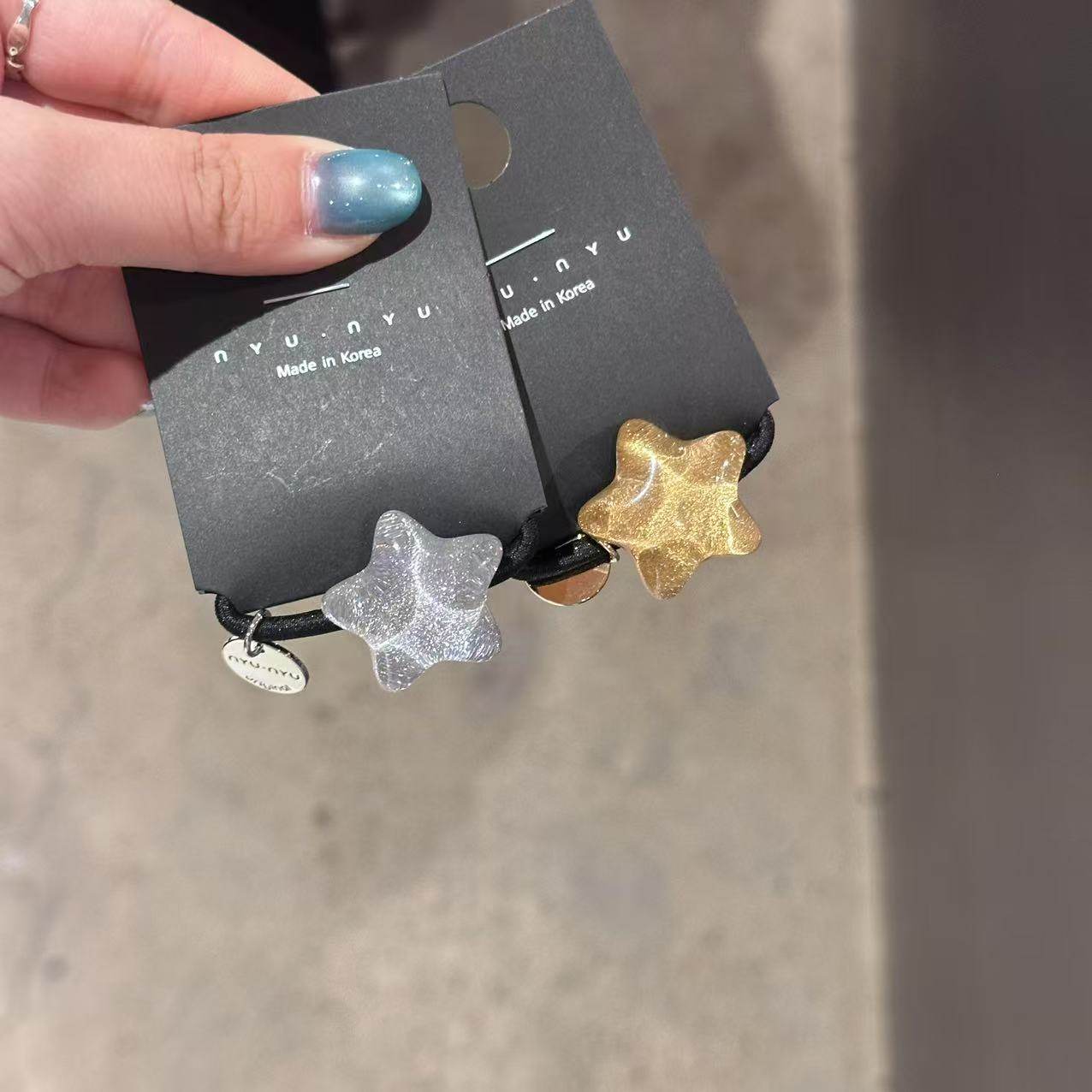 3.28韩国nyunyu发饰可爱星星发绳皮筋头绳