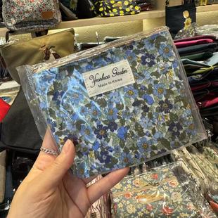 9.4韩国东大门wing碎花零钱包收纳包拉链防水简约