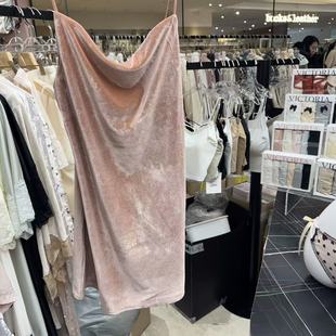 12.11韩国东大门victoria薄丝绒细吊带睡裙睡裤 打折售完不补 内裤