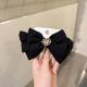1.27韩国东大门baket发饰雪纺多层闪钻蝴蝶结弹簧夹